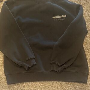 White Fox Boutique Black Sweatshirt
